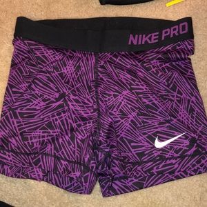 Purple Nike Shorts Size Medium